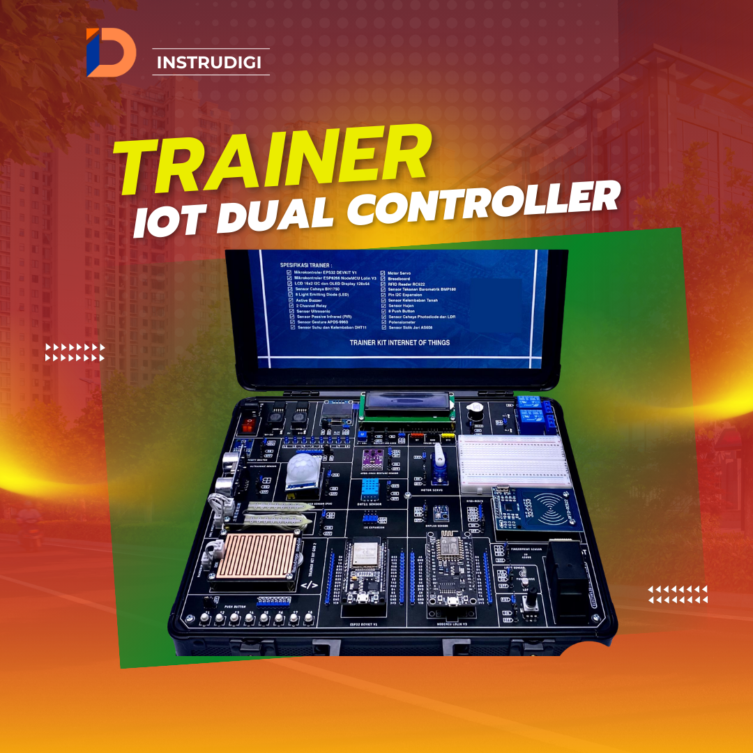 Trainer Kit IoT Dual Controller - Kit IoT ESP32 dan ESP8266
