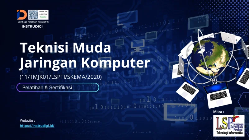 Pelatihan dan Sertifikasi BNSP Teknisi Muda Jaringan Komputer