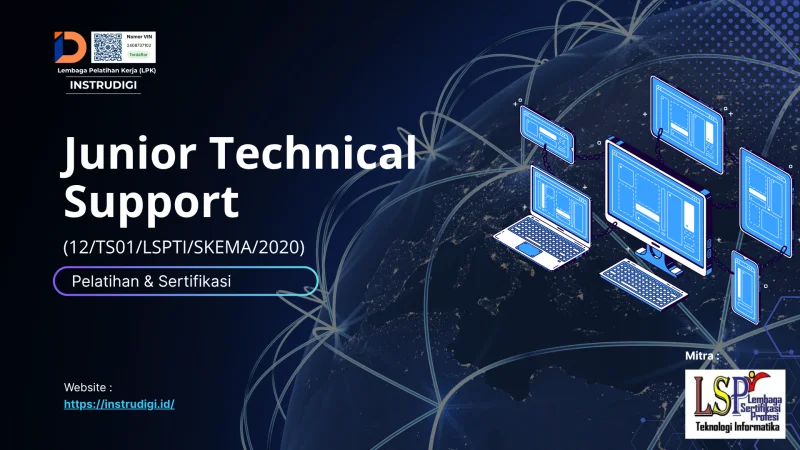 Pelatihan & Sertifikasi BNSP Junior Technical Support